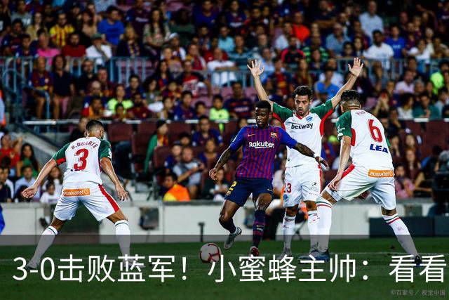 3-0击败蓝军！小蜜蜂主帅：看看那些球队砸的钱，那只是纸面实力